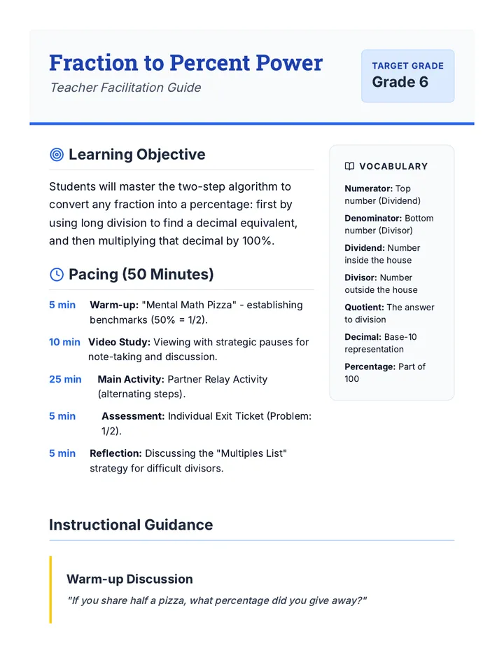 Conversion Teacher Guide