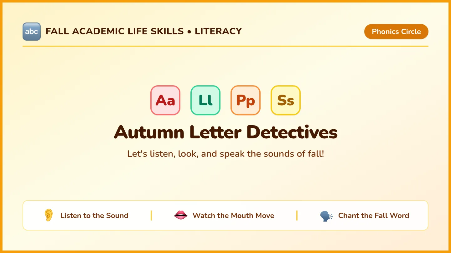 Autumn Letters Slides