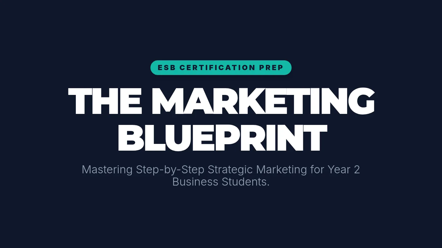 Marketing Vocabulary Master Slides