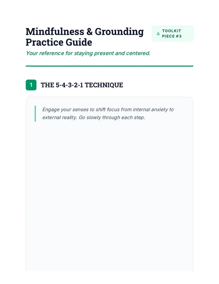 Mindfulness Practice Guide