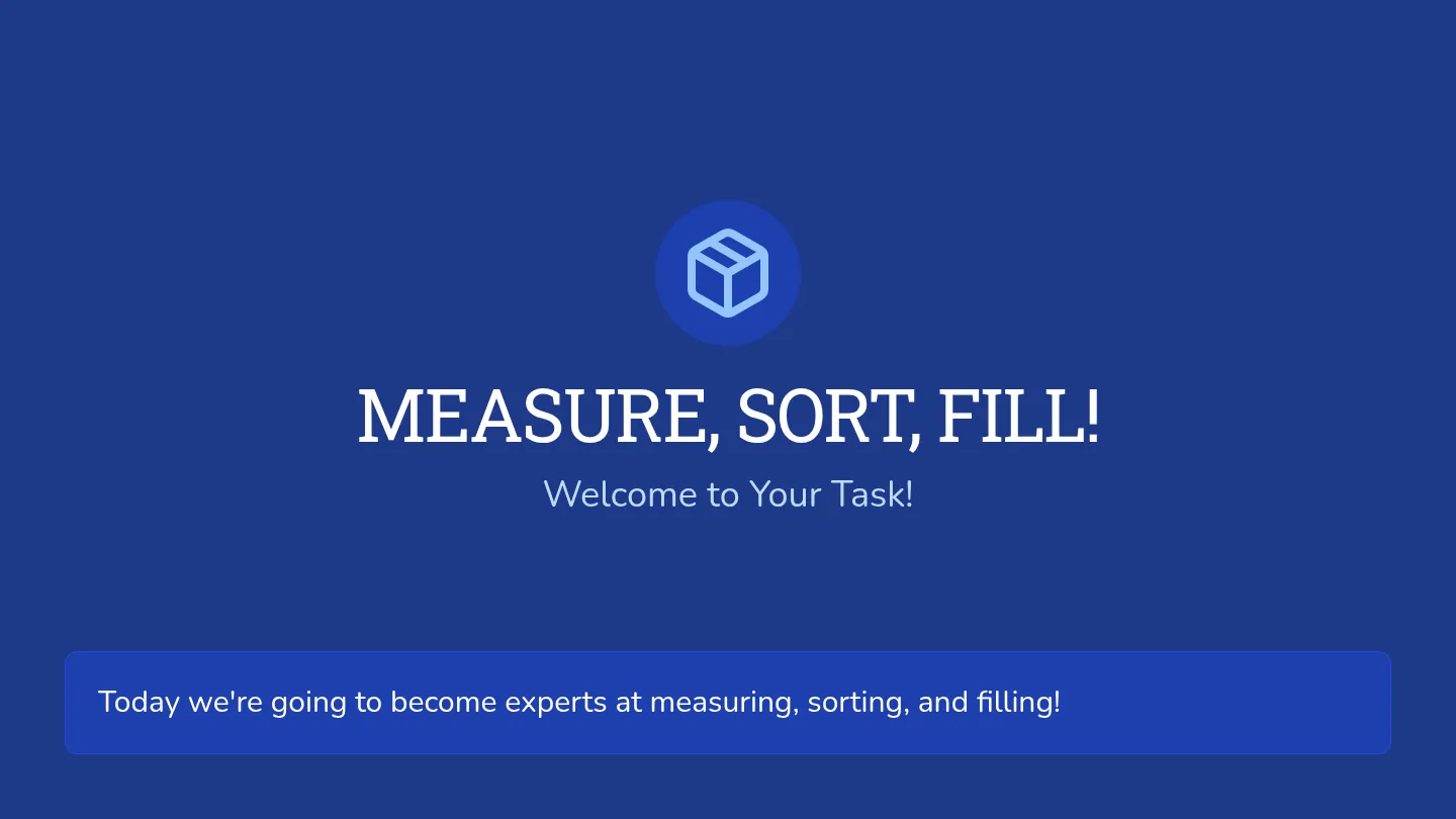 Measure Sort Fill Slides