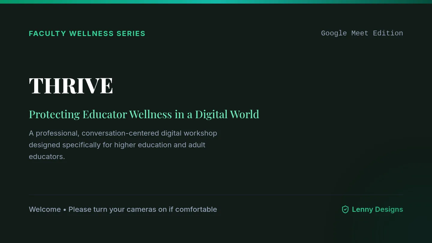 Thrive Interactive Slides