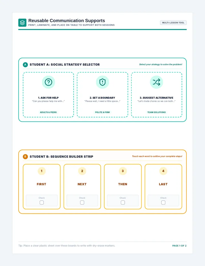 Store Squad Task Cards