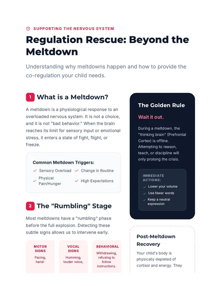 Regulation Rescue Guide