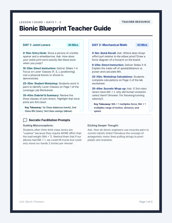 Blueprint Builder Teacher Guide