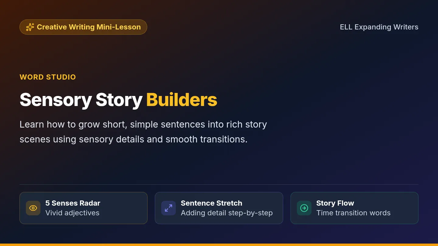 Sensory Story Slides
