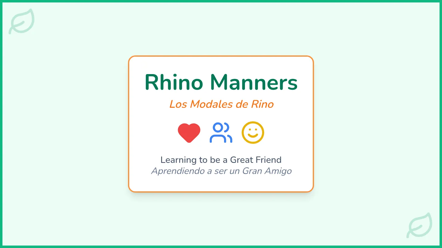 Rhino Manners Slides
