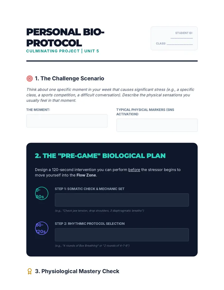 Personal Bio Protocol Final Assessment