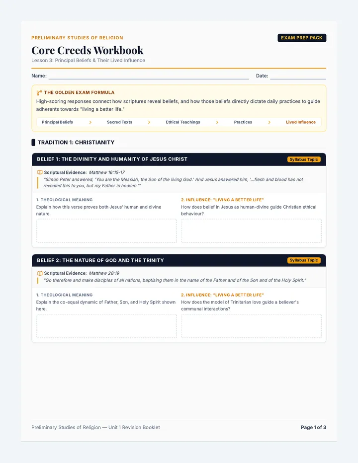 Core Creeds Workbook