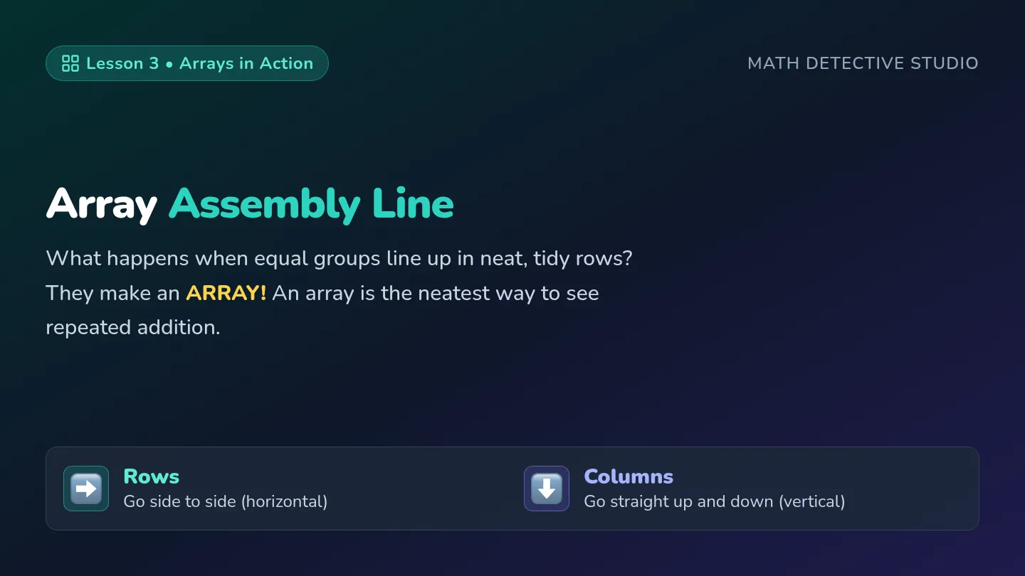 Array Assembly Slides