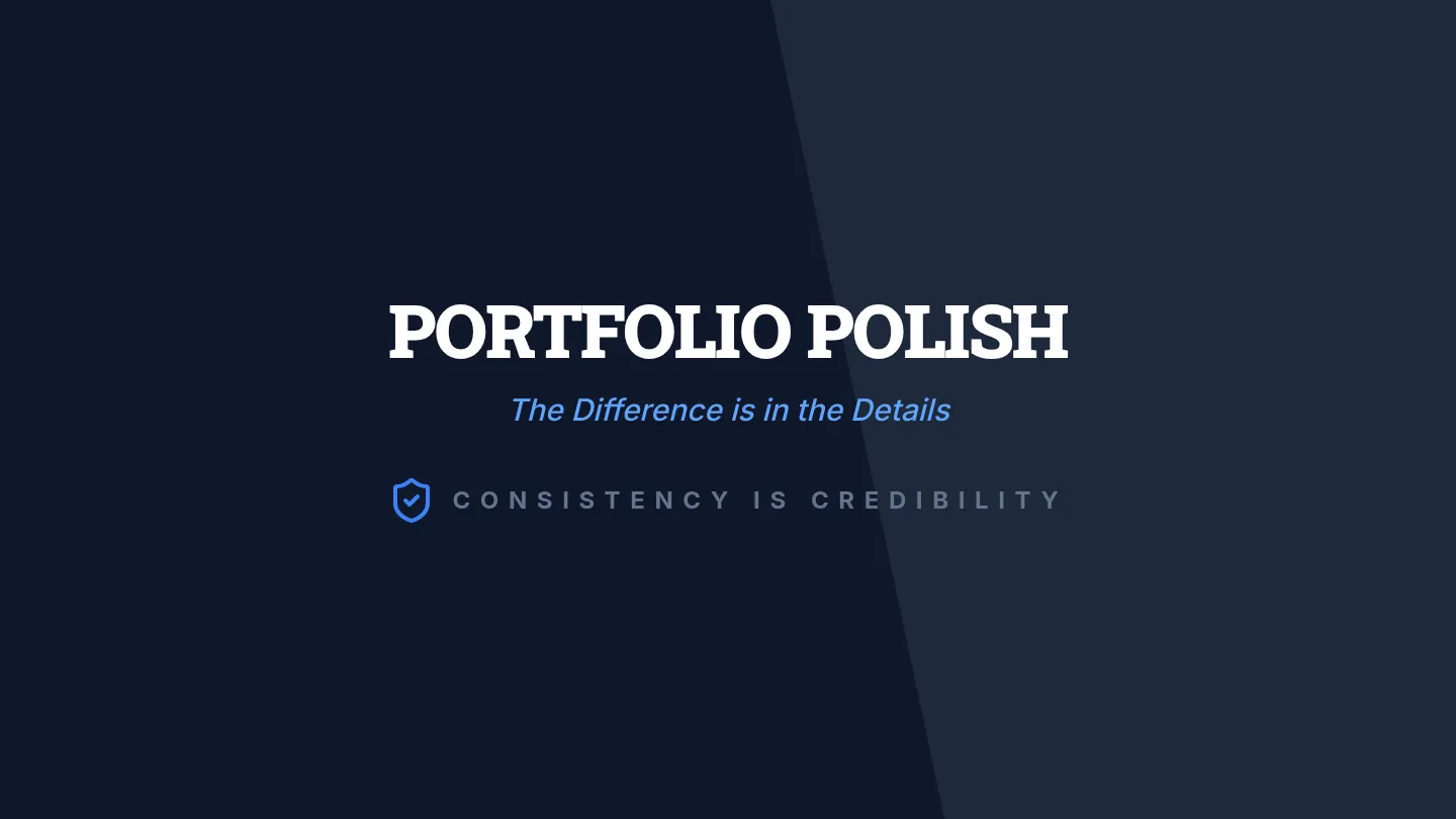 Portfolio Polish Slides