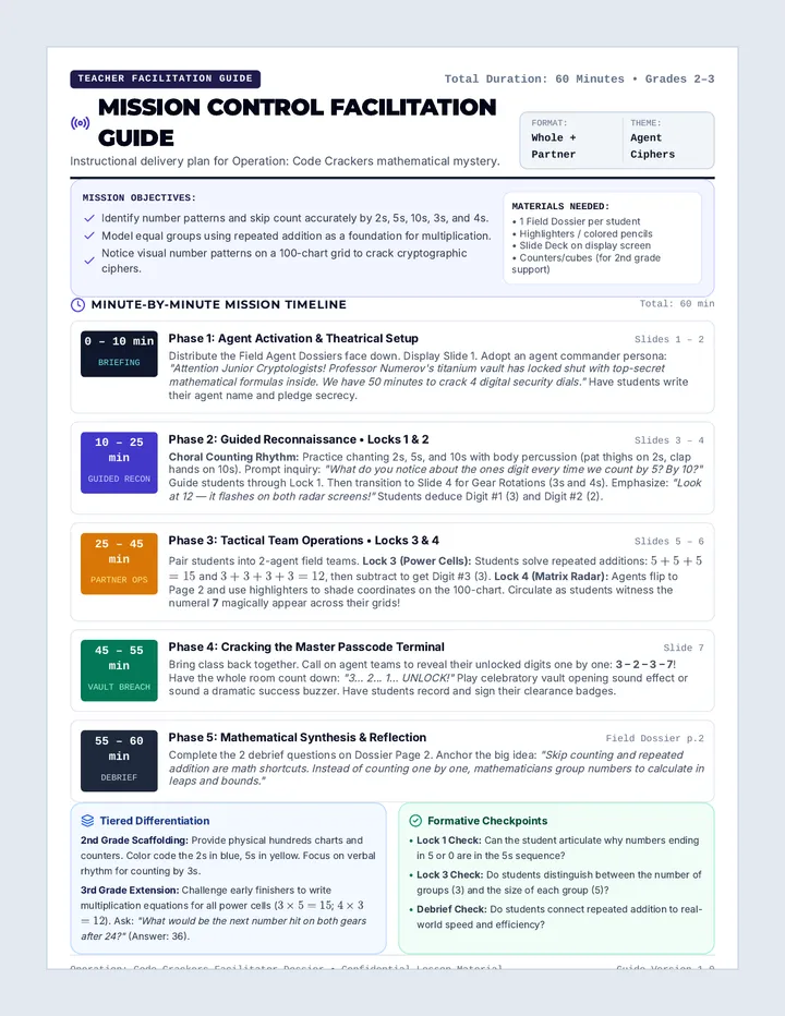 Mission Control Teacher Guide