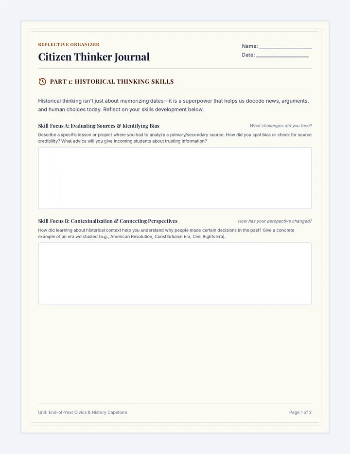 Citizen Thinker Journal
