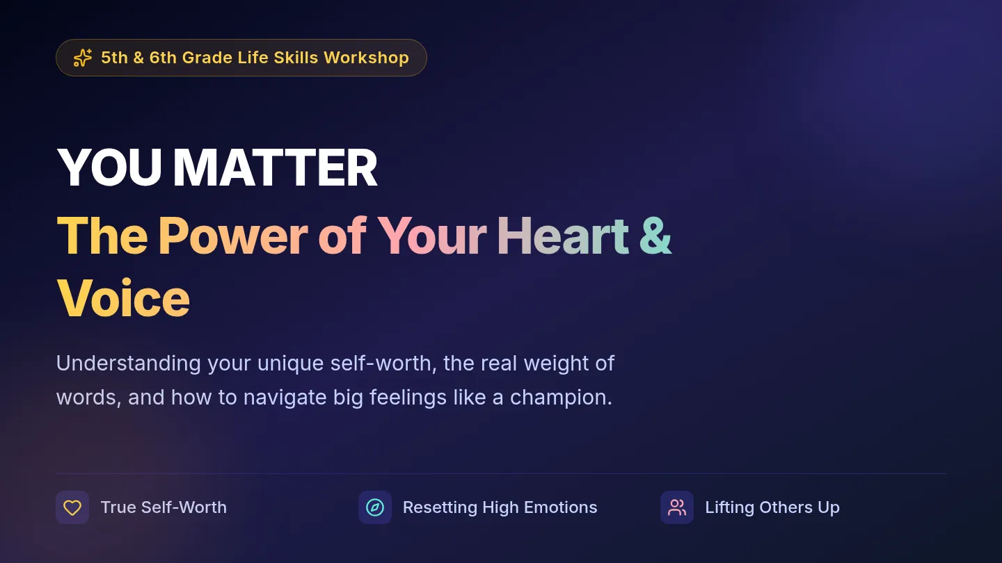 You Matter Presentation Slides