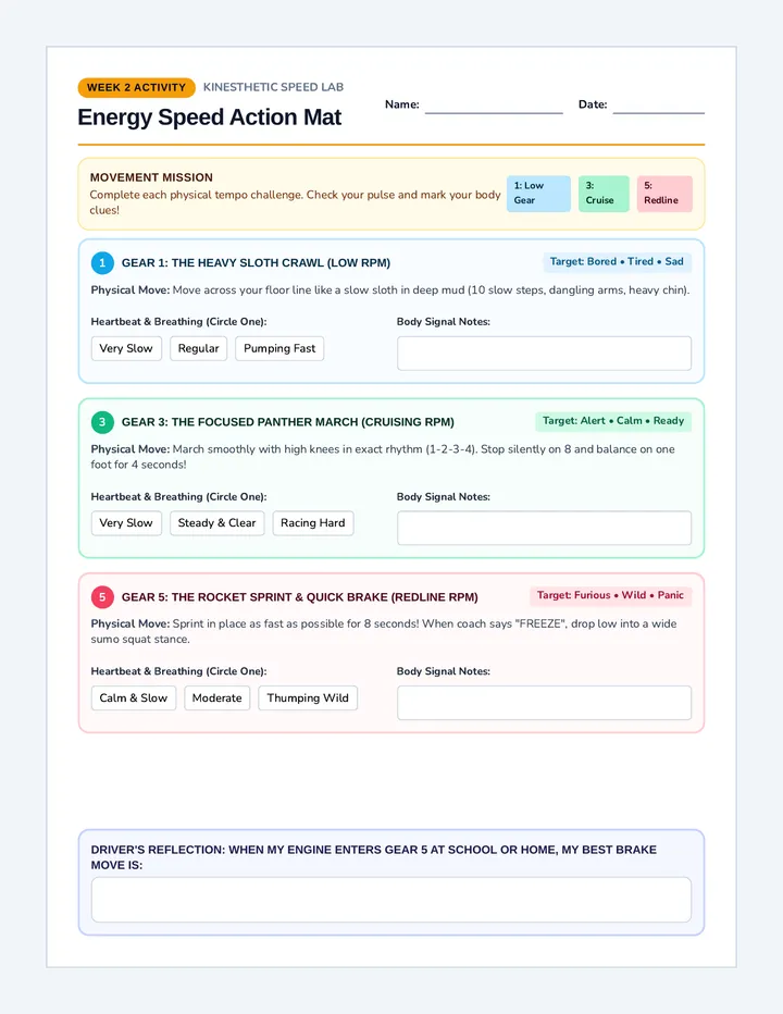 Energy Speed Action Mat