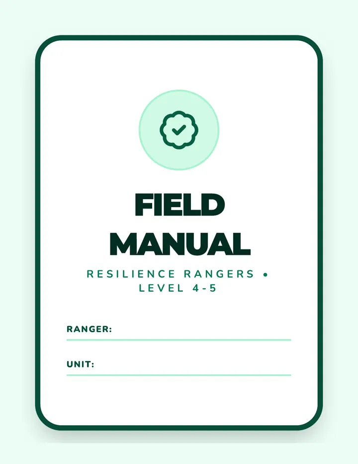 Resilience Rangers Journal