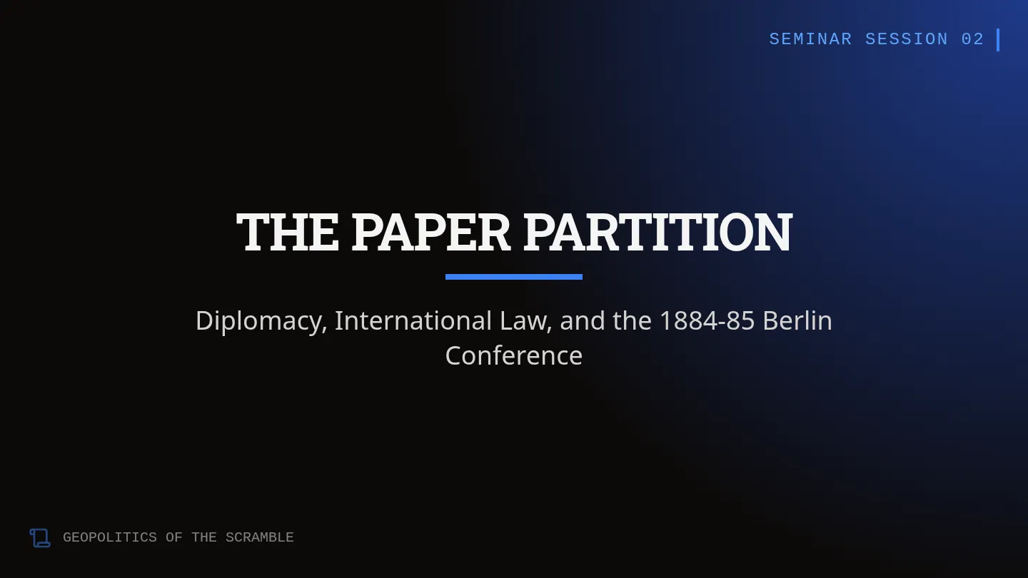 Berlin Diplomacy Slides