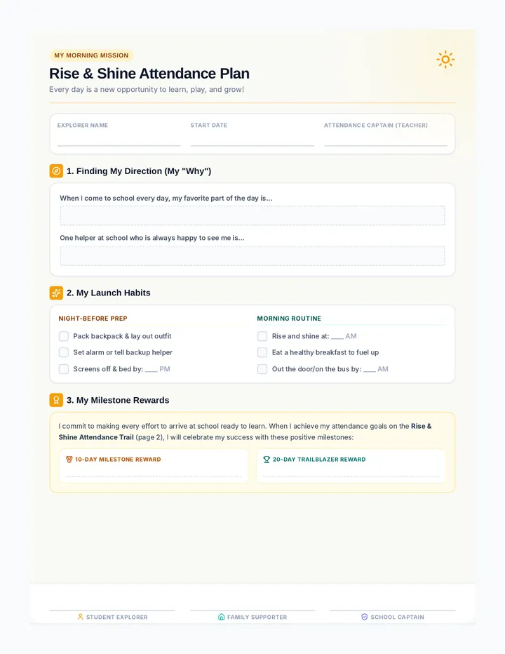 Rise and Shine Student Tracker