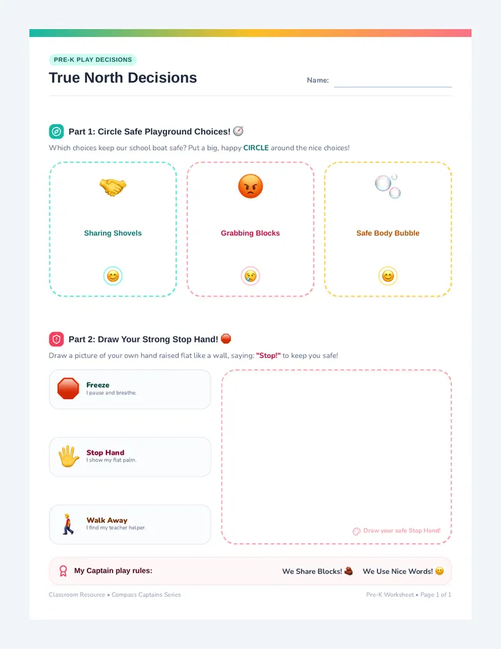 True North Decisions Worksheet