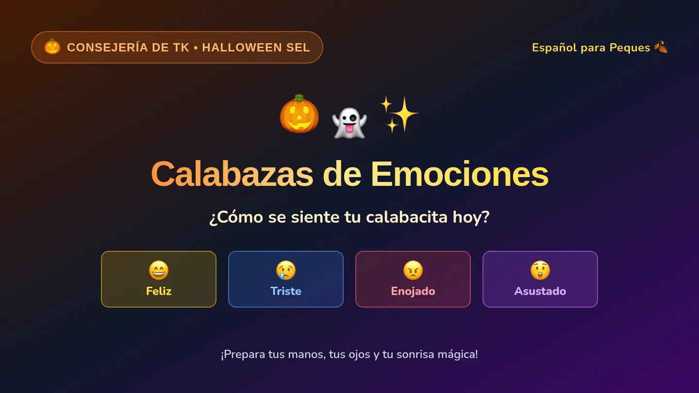 Emociones de Halloween Slides