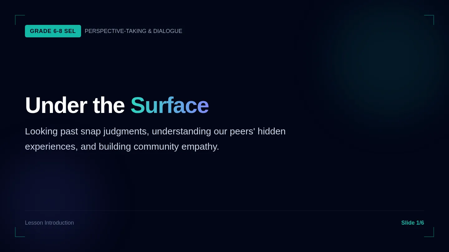 Under the Surface Slides