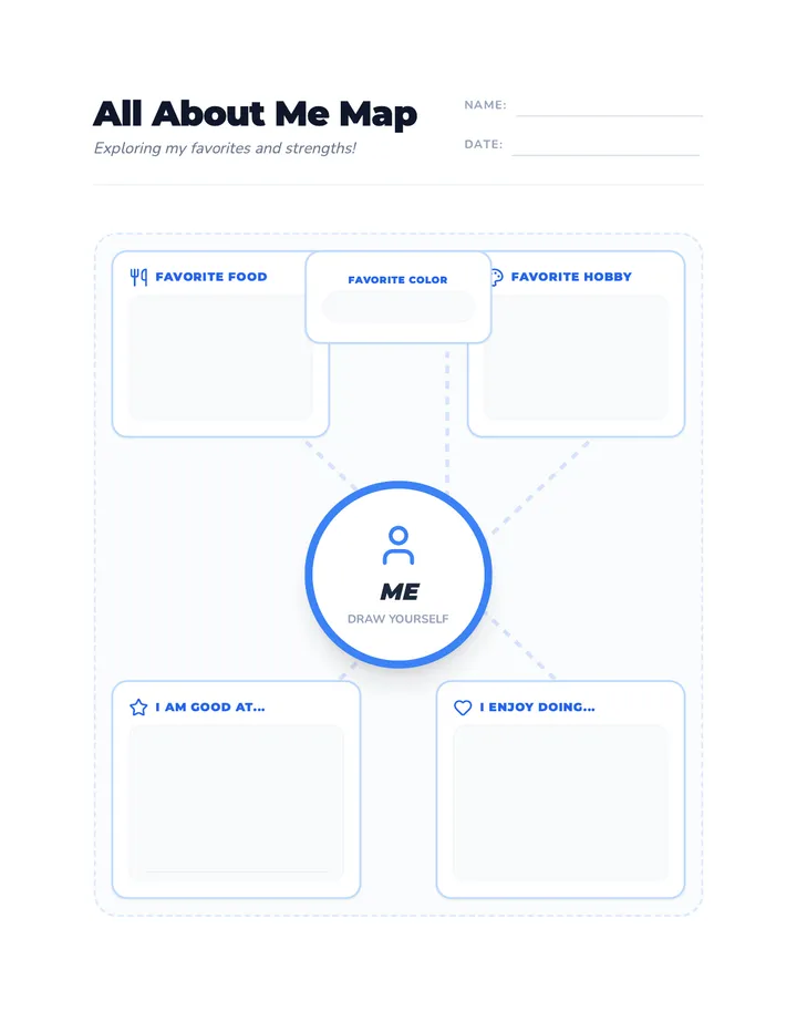 All About Me Map • Lesson • Lenny.com