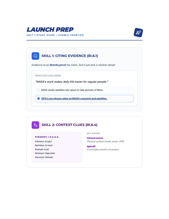 Cosmic Frontier Study Guide