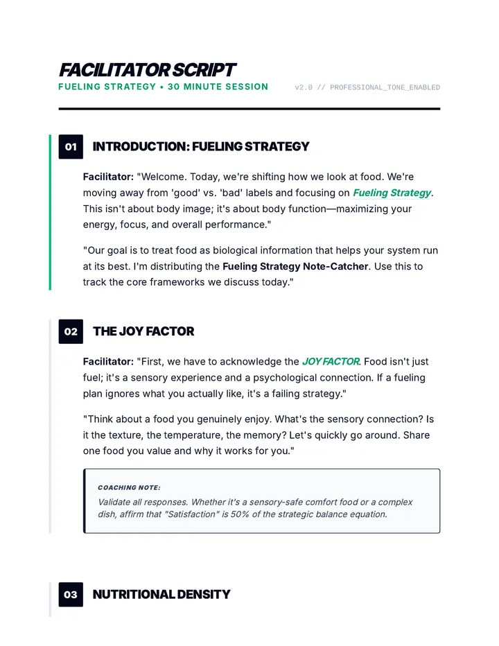 Fueling Strategy Script