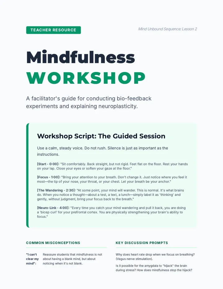 Mindfulness Facilitation Guide