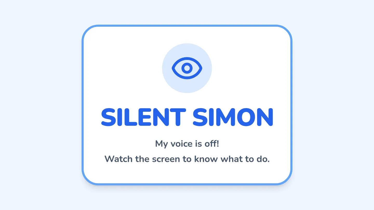 Silent Simon Presentation