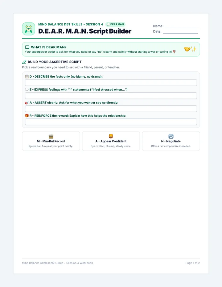 Social Power Student Workbook