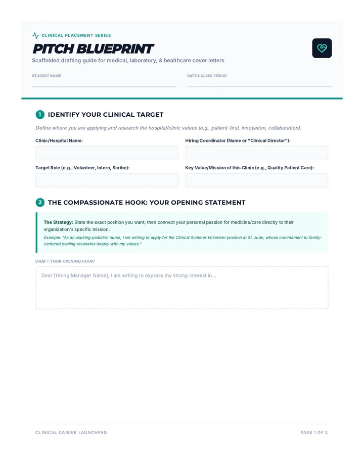 Blueprint Drafting Worksheet