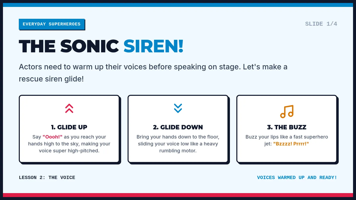 Sonic Voice Slides