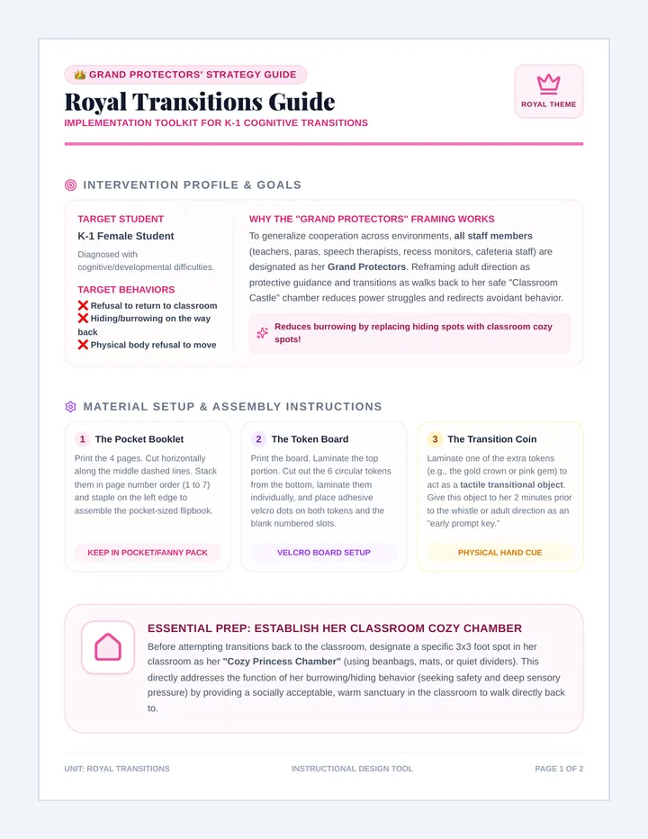 Royal Transitions Teacher Guide