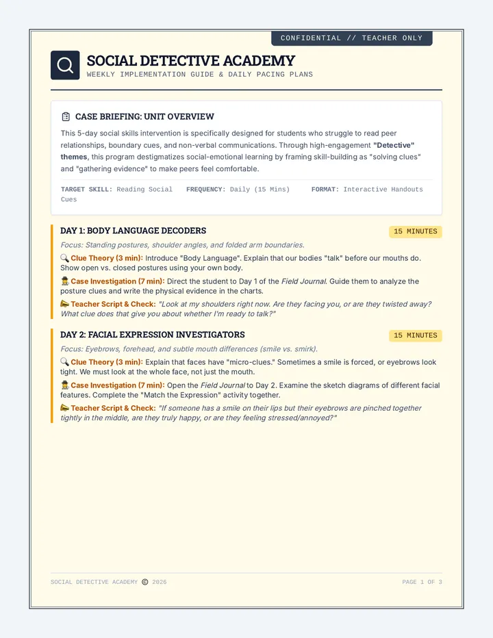 Case File Teacher Guide