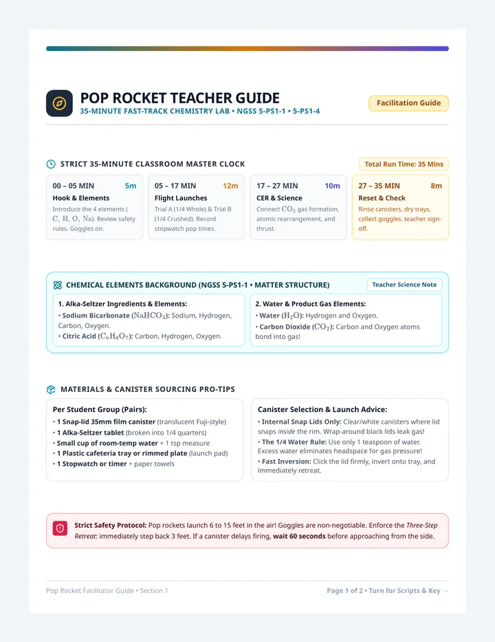 Pop Rocket Teacher Guide