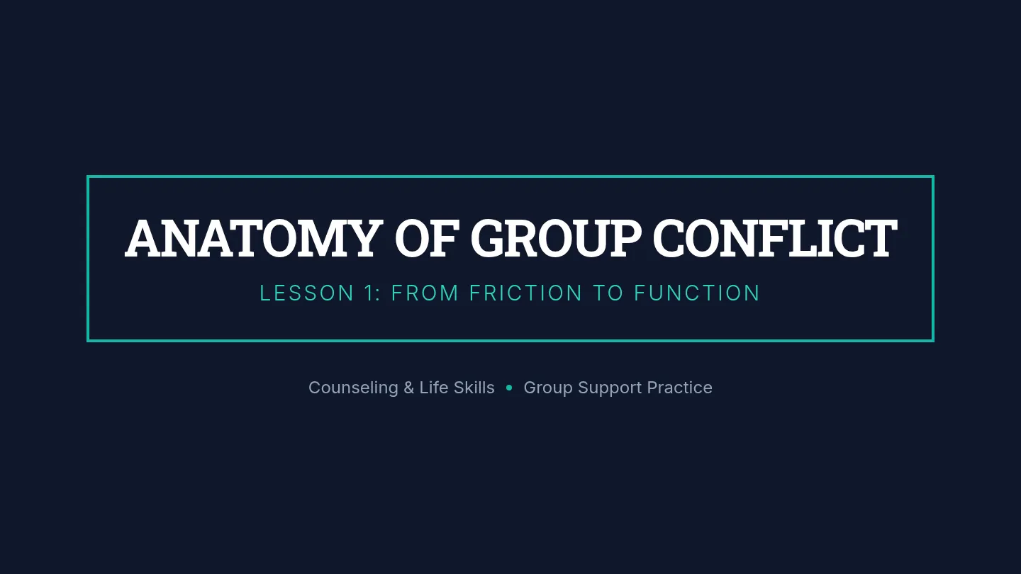 Conflict Anatomy Slides