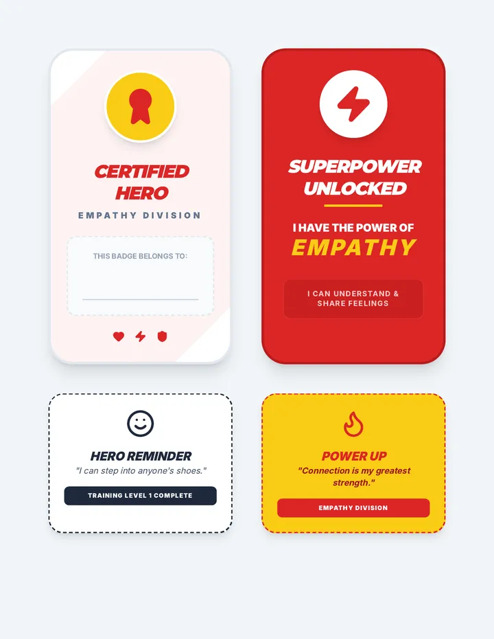 Empathy Superpower Badges