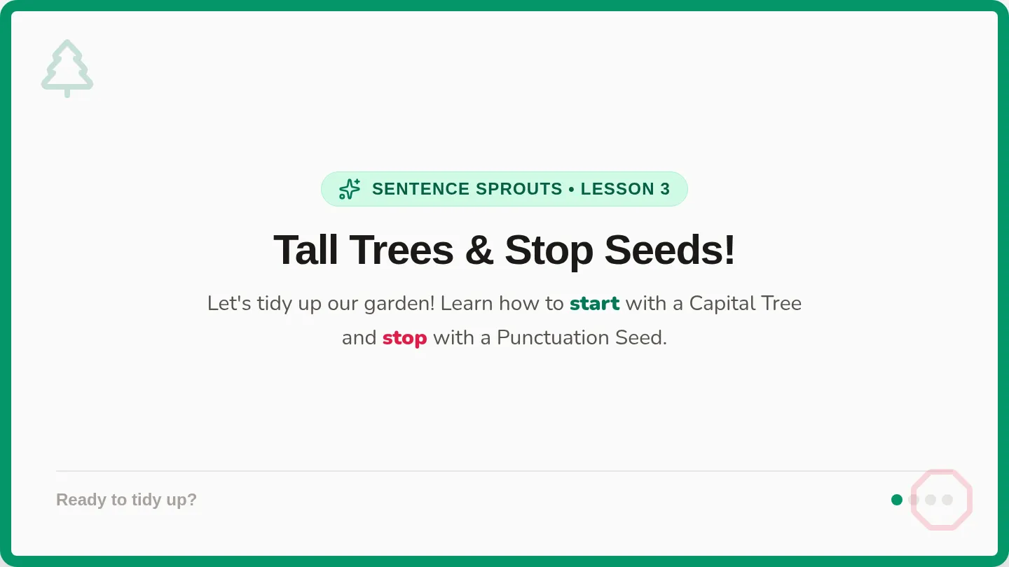Punctuation Seeds Slides