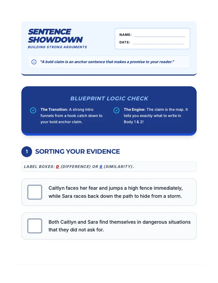 Argument Architect Worksheet