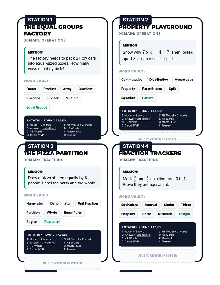 Vocab Vault Posters Set