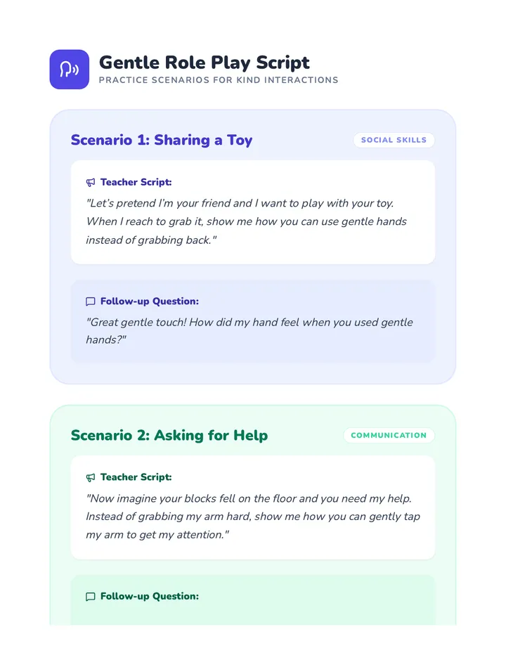 Gentle Role Play Script