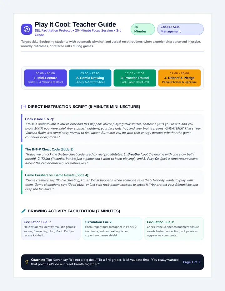 Game Face Facilitator Guide