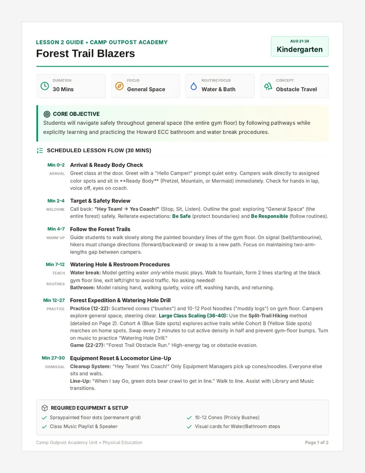 Forest Trail Teacher Guide