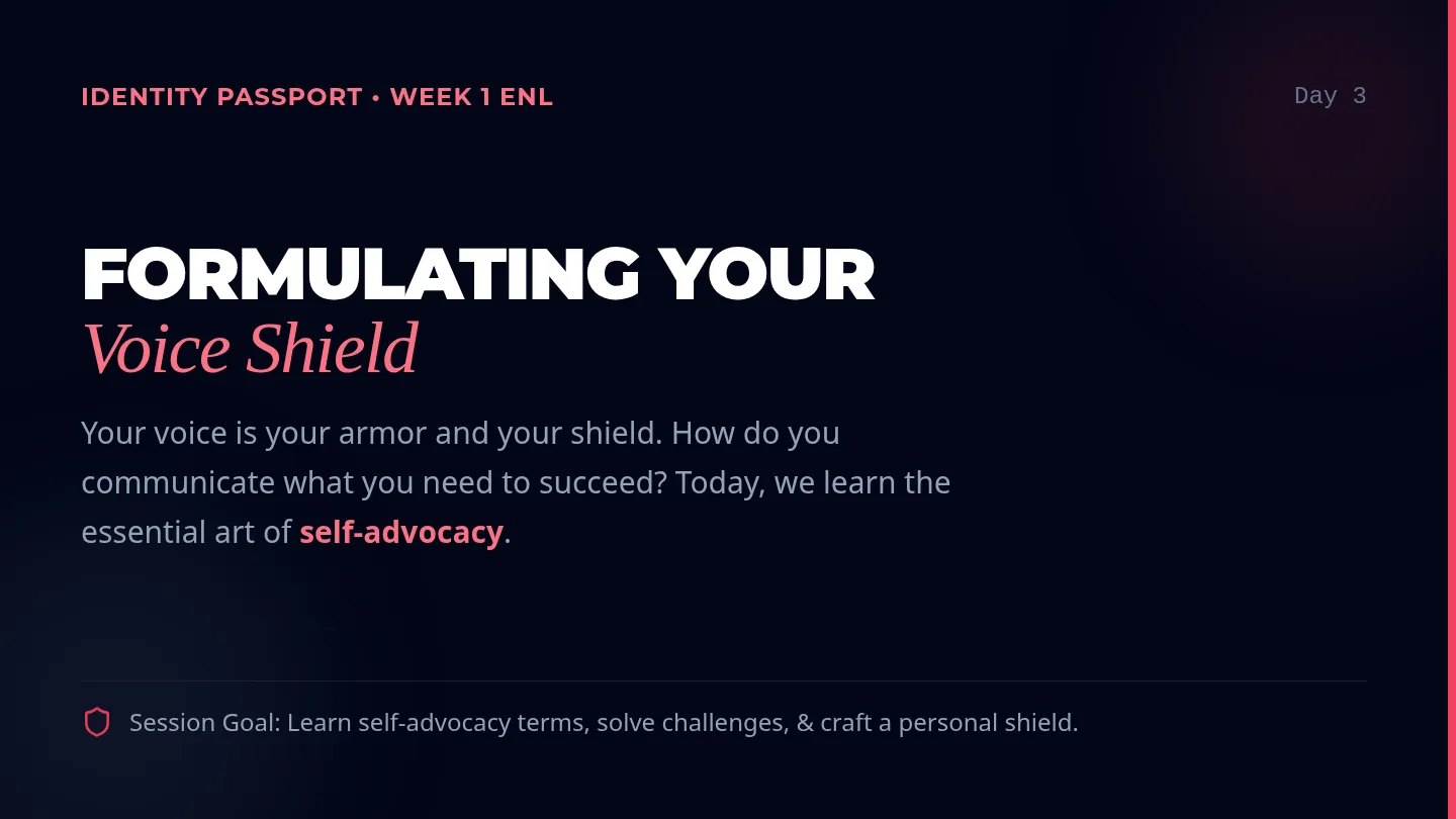 Voice Shield Slides