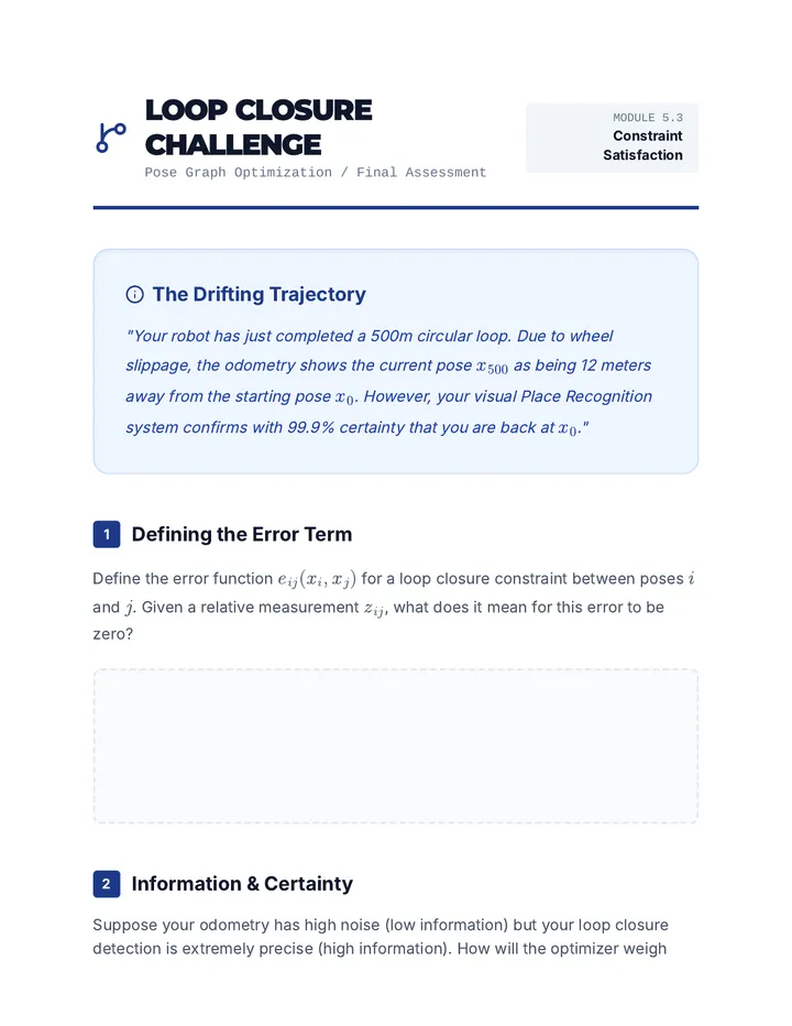 Loop Closure Challenge