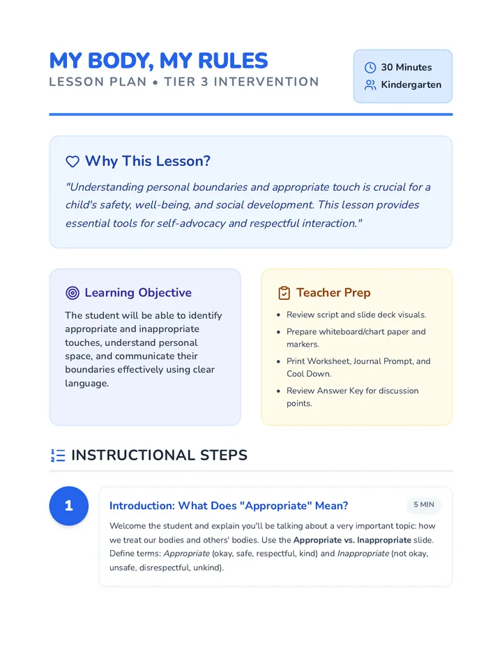 My Body Rules.pdf My Body My Rules • Lesson • Lenny.com