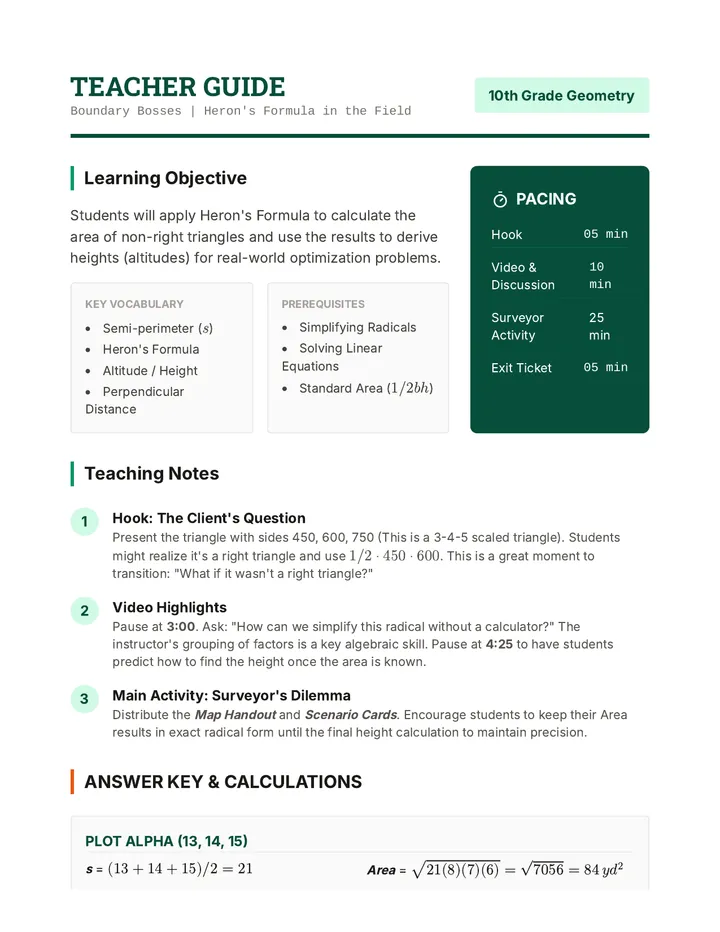 Boundary Bosses Teacher Guide