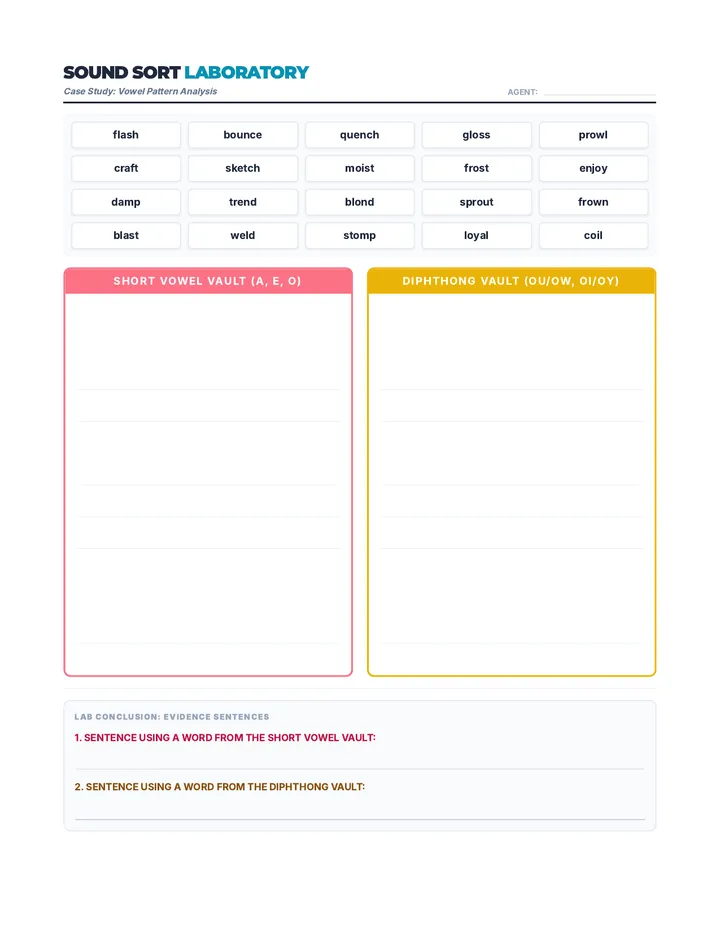 Sound Sort Activity