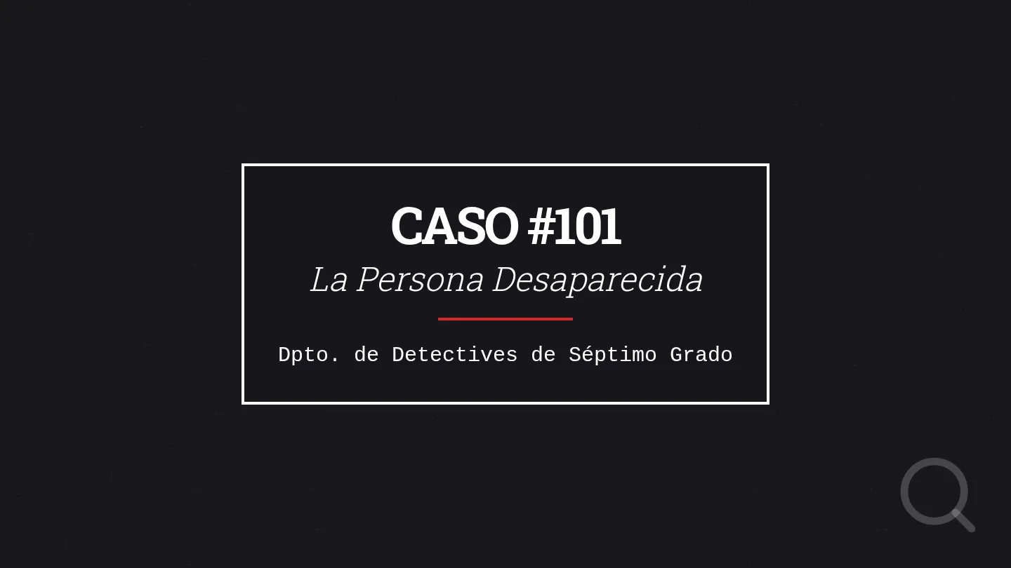 Missing Person Slides